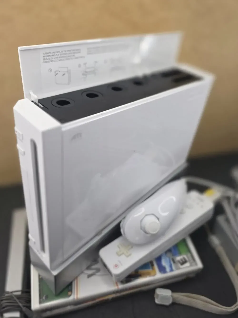 Nintendo Wii Console RVL-001 Backwards Compatible | 2 Wii Games | Tested!